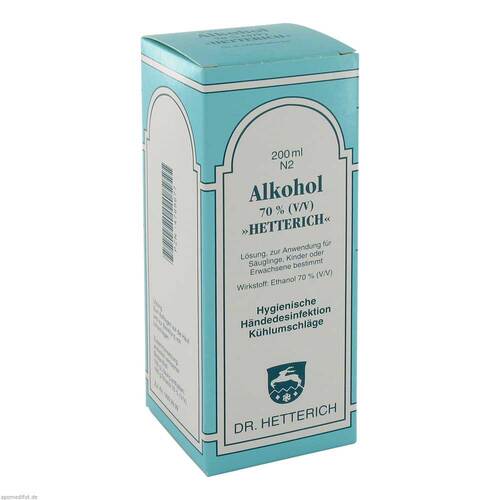Alkohol 70% V / V Hetterich - 1