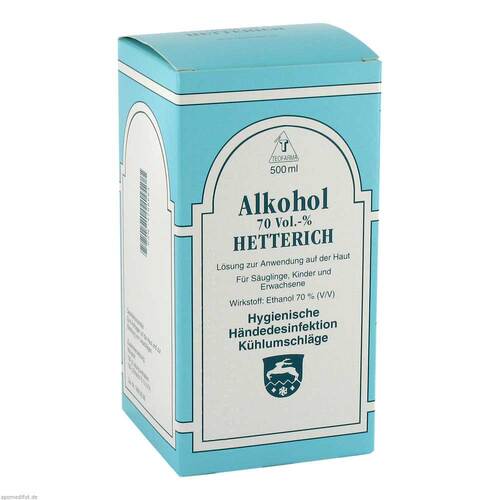 Alkohol 70% V / V Hetterich - 1