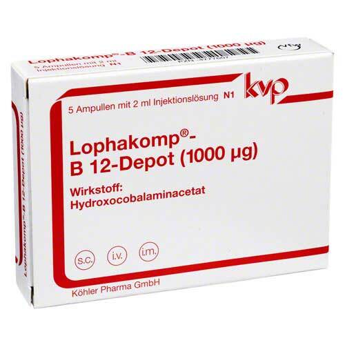 LOPHAKOMP B 12 Depot 1000 μg Injektionsl&ouml;sung - 1