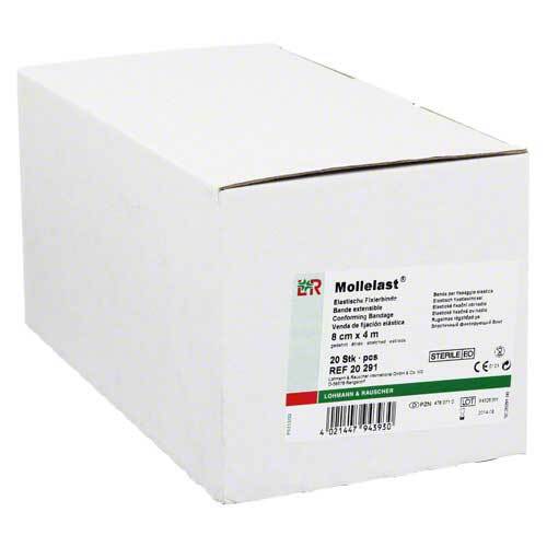 MOLLELAST Binden 8 cmx4 m steril einz.verpackt - 1