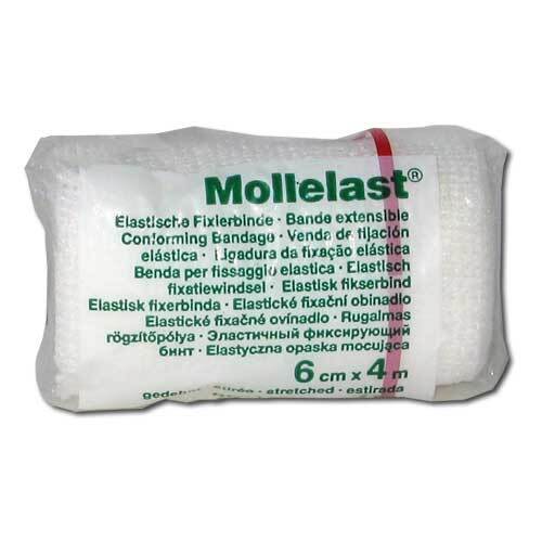 Mollelast Binden 6 cmx4 m wei&szlig; - 1