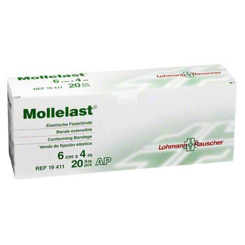 Mollelast Binden 6 cmx4 m wei&szlig; - 1