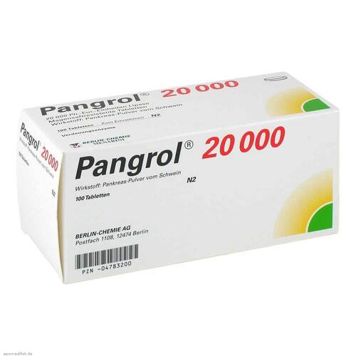 Pangrol 20.000 magensaftresistente Tabletten - 1