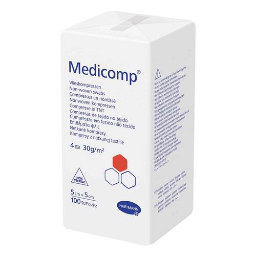 Medicomp Vlieskomp.unsteril 5x5 cm 4fach - 1