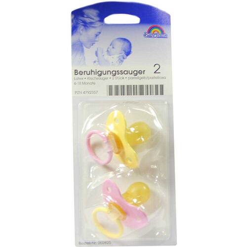 Beruhigungssauger Kirsche Latex 6-18 M.past. / gb./r. - 1
