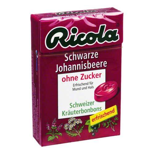 Ricola ohne Z.Box Schwarze Johannisbeere Bonbons - 1