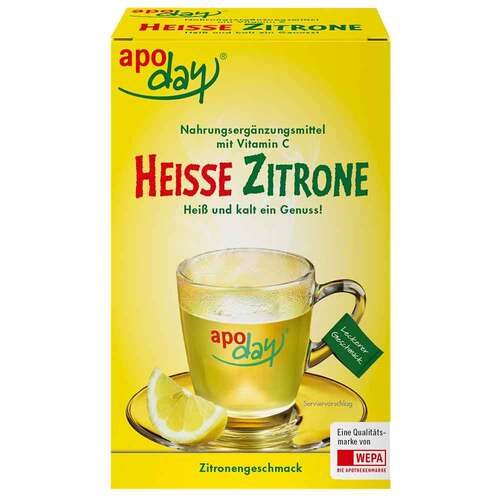 Apoday hei&szlig;e Zitrone Vitamin C Pulver - 1