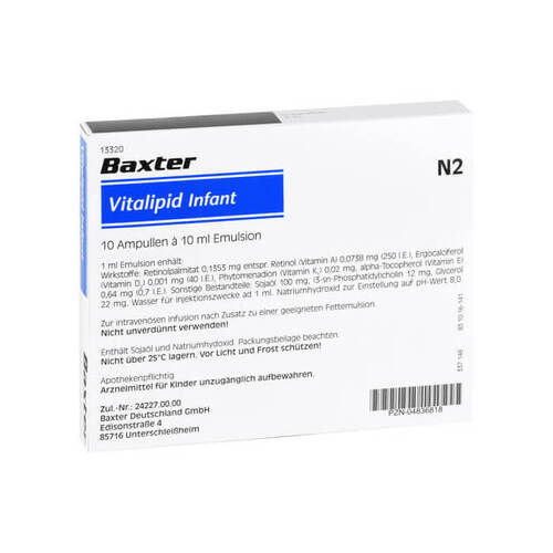 VITALIPID Infant Emulsion zur Infusion Ampullen - 1