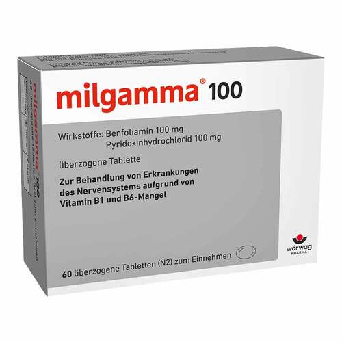 Milgamma 100 mg &uuml;berzogene Tabletten - 1