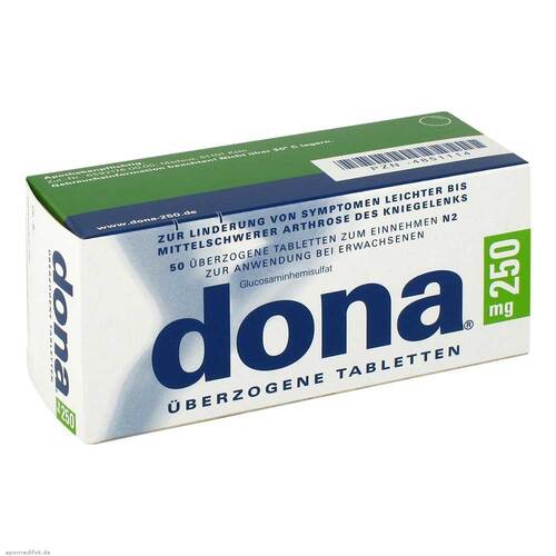 Dona 250 mg &uuml;berzogene Tabletten - 1