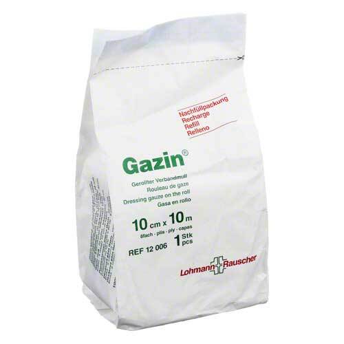 GAZIN Verbandmull 10 cmx10 m 8fach Nachf. - 1