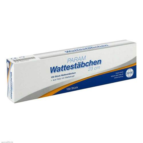 Wattestab mit Wattekopf 23 cm - 1