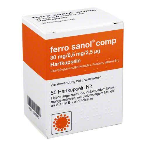 Ferro Sanol comp. Hartkapseln mit magensaftresistent &uuml;berzogene Pellets - 1