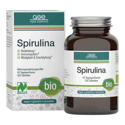 Gse Spirulina 500 mg Bio Naturland Tabletten - 1