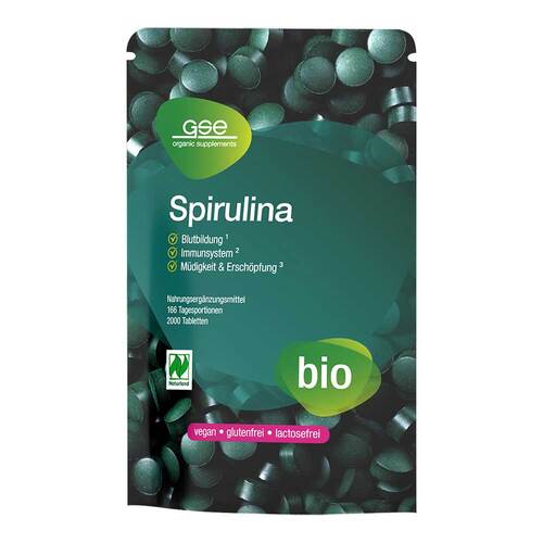 Gse Spirulina 500 mg Bio Naturland Tabletten - 1