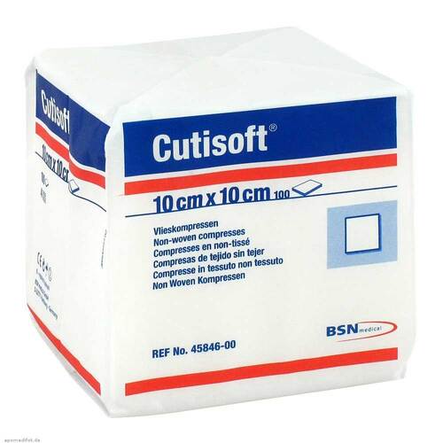 CUTISOFT Vlieskompressen unsteril 10x10 cm - 1
