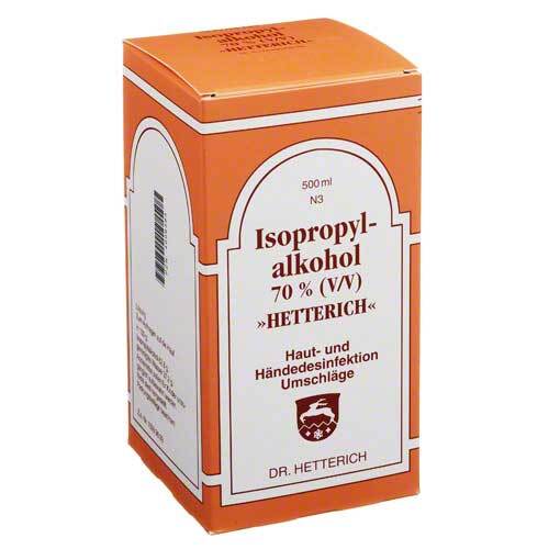 Isopropylalkohol 70% V / V Hetterich - 1