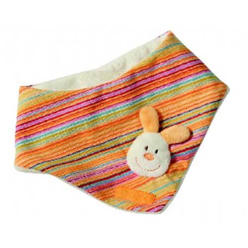 BABY-HALSTUCH Hase orange - 1