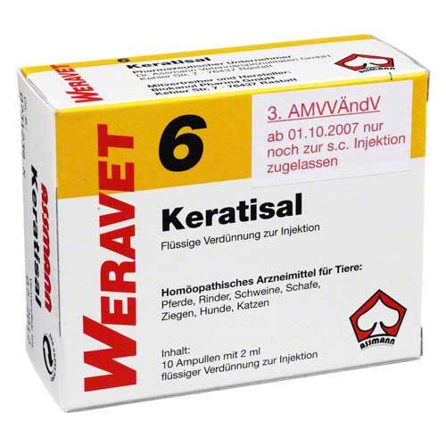 Keratisal 6 Ampullen vet. (f&uuml;r Tiere) - 1