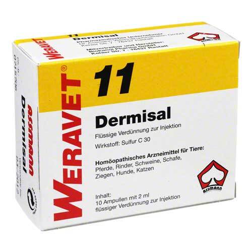 Dermisal 11 Ampullen vet. (f&uuml;r Tiere) - 1