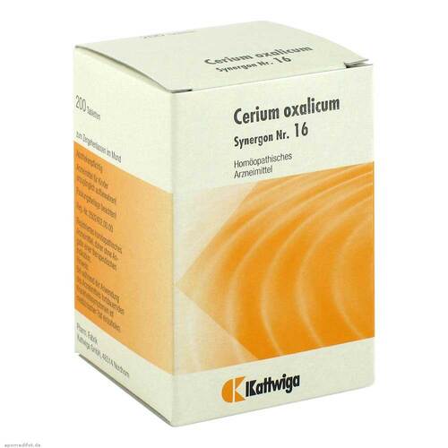 SYNERGON KOMPLEX 16 Cerium oxalicum Tabletten - 1