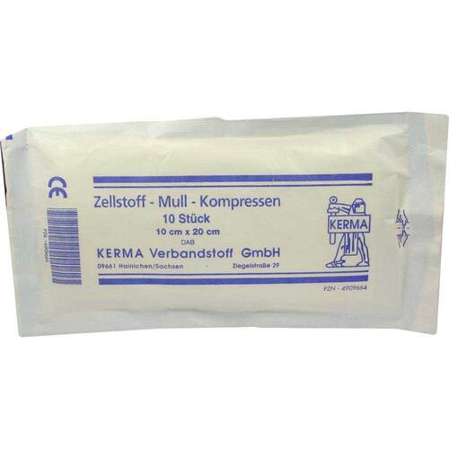 Zellstoff Mullkompressen 10x20 cm unsteril - 1