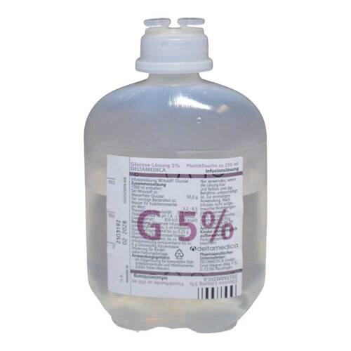 Glucose 5% Deltamedica Infusionsl&ouml;sung Plastikflasche  - 1
