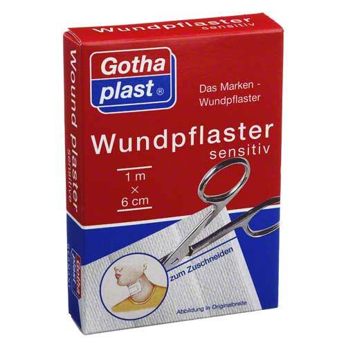Gothaplast Wundpflaster sensitiv 6 cmx1 m geschnitten - 1