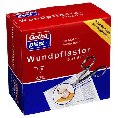 Gothaplast Wundpflaster sensitiv 6 cmx5 m - 1