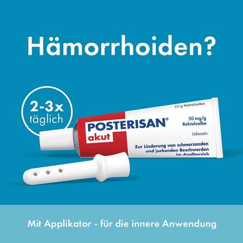 Posterisan akut 50 mg / g Rektalsalbe - 5