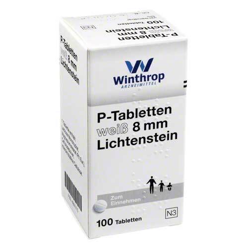 P Tabletten wei&szlig; 8 mm - 1