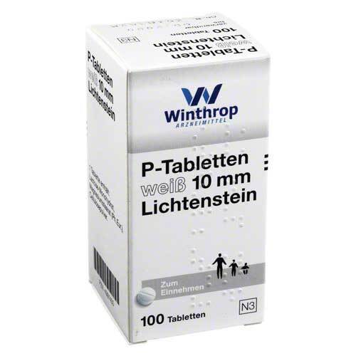 P Tabletten wei&szlig; 10 mm - 1