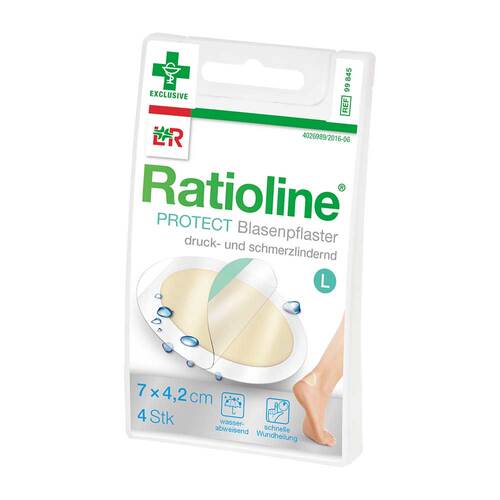 Ratioline protect Blasenpflaster 3,8x6 cm klein - 2