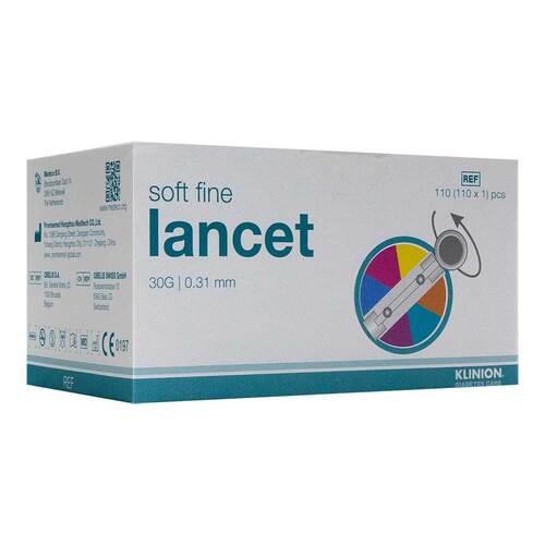 KLINION Soft fine colour Lanzetten 30 G - 1