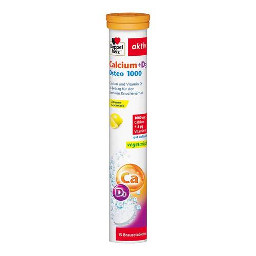 Doppelherz Calcium + D3 Osteo 1.000 Brausetabletten - 1
