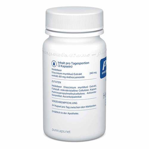 Pure Encapsulations Heidelbeer Extrakt 80 mg Kapseln  - 3