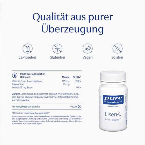 Pure Encapsulations Eisen C Kapseln - 5