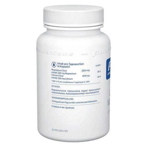 Pure Encapsulations Calcium Magnesium Citrat Kapseln  - 3