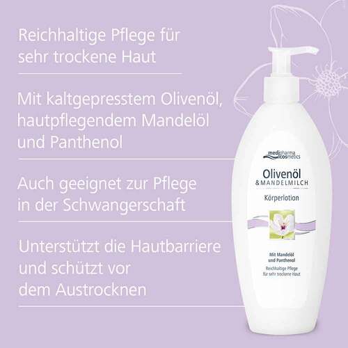 Oliven&ouml;l &amp; Mandelmilch K&ouml;rperlotion - 3