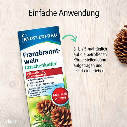 Klosterfrau Franzbranntwein Latschenkiefer Dosierflasche  - 3