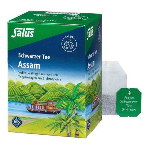Assam schwarzer Tee Bio Salus Filterbeutel - 1