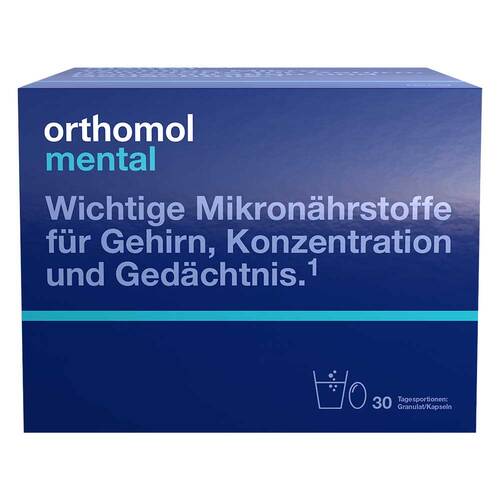 Orthomol mental Granulat / Kapseln 30 Tage Kombipackung  - 1