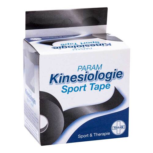 Kinesiologie Sport Tape 5 cmx5 m schwarz - 1