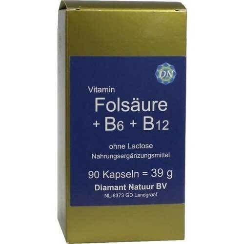 Fols&auml;ure + B6+B12 ohne Lactose Kapseln - 1