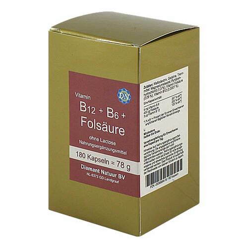 B12 + B6+Fols&auml;ure ohne Lactose Kapseln - 1