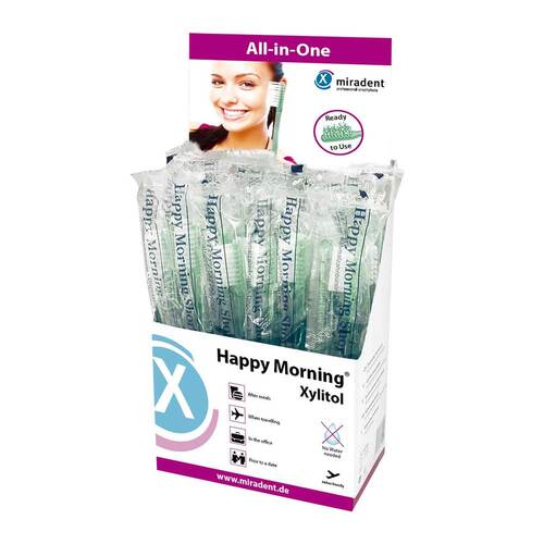 MIRADENT Einmalzahnb&uuml;rste Happy Morning Xylitol - 1