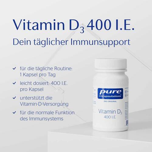 Pure Encapsulations Vitamin D3 400 I.E. Kapseln - 2