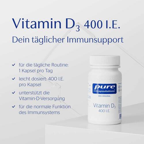 Pure Encapsulations Vitamin D3 400 I.E. Kapseln - 2