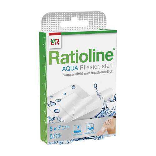RATIOLINE aqua Duschpflaster Plus 5x7 cm steril - 1