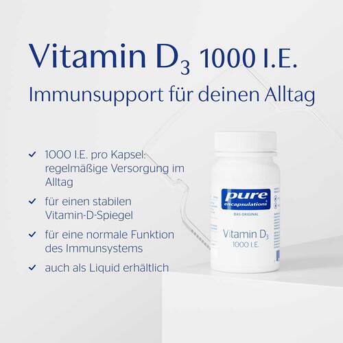 Pure Encapsulations Vitamin D3 1000 I.E. Kapseln - 2